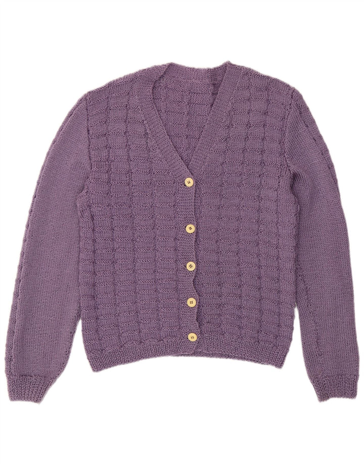 Sweter damski w stylu vintage, UK 14, średni fiolet