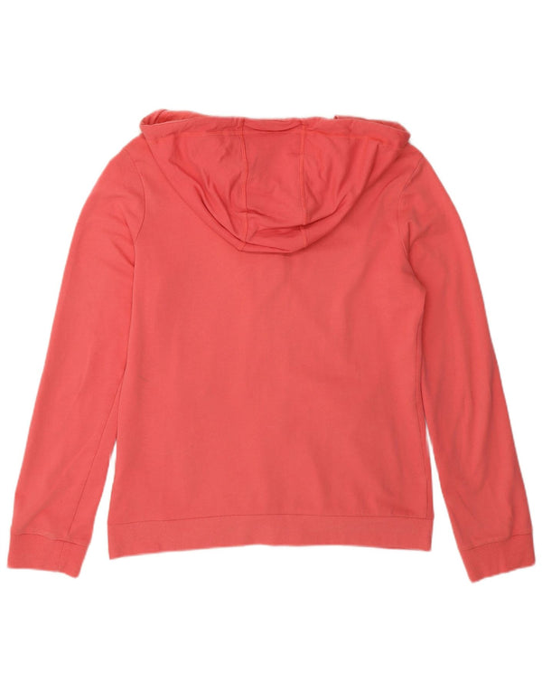 Damski sweter Adidas z grafiką i zamkiem błyskawicznym UK 12/14 Średni różowy bawełniany