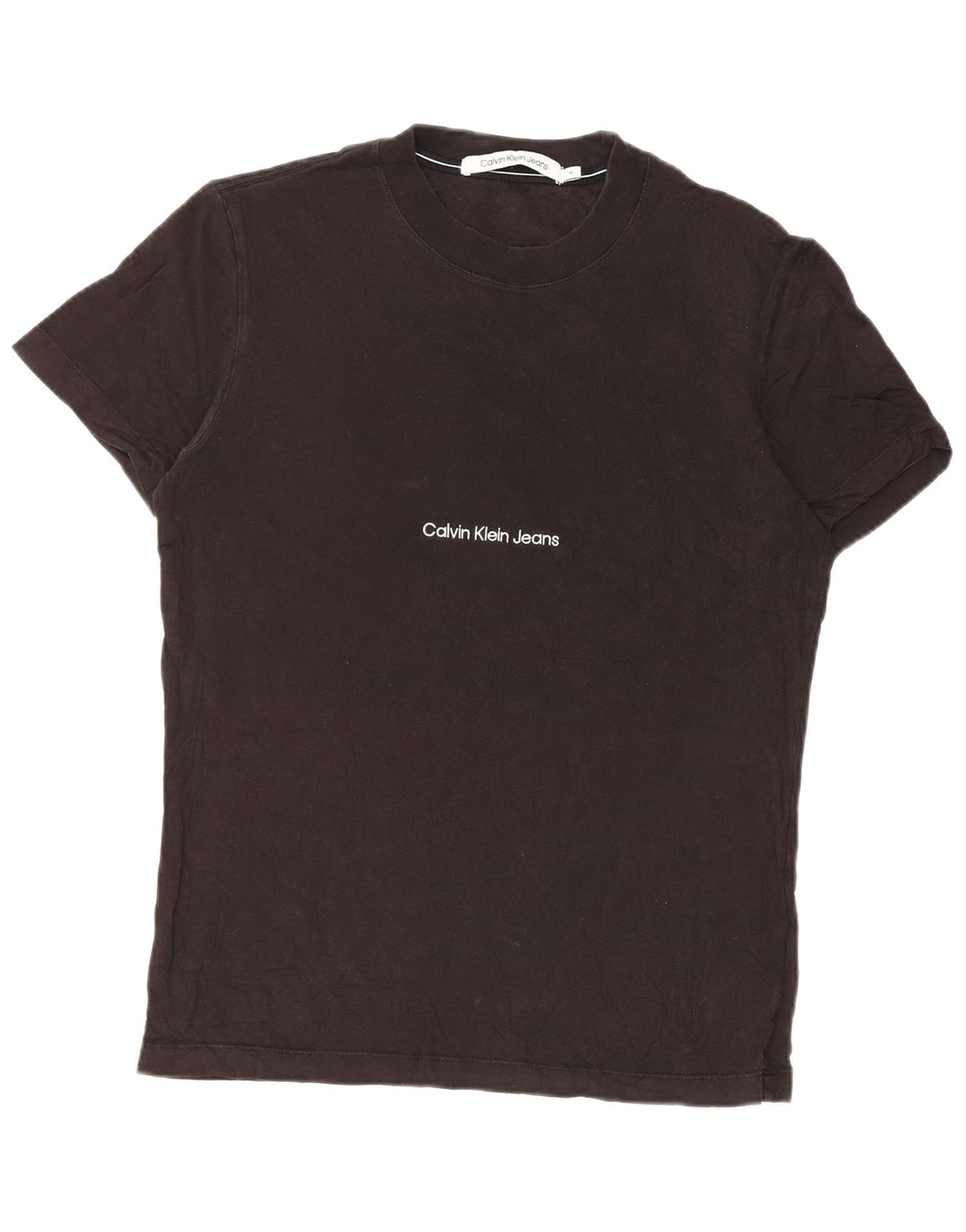 Męska koszulka T-shirt Calvin Klein Jeans, średnia czarna, bawełniana