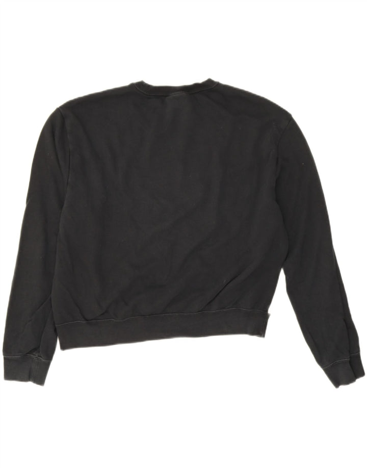 Damska bluza dresowa Nike Crop Graphic UK 14 w kolorze średniej czerni