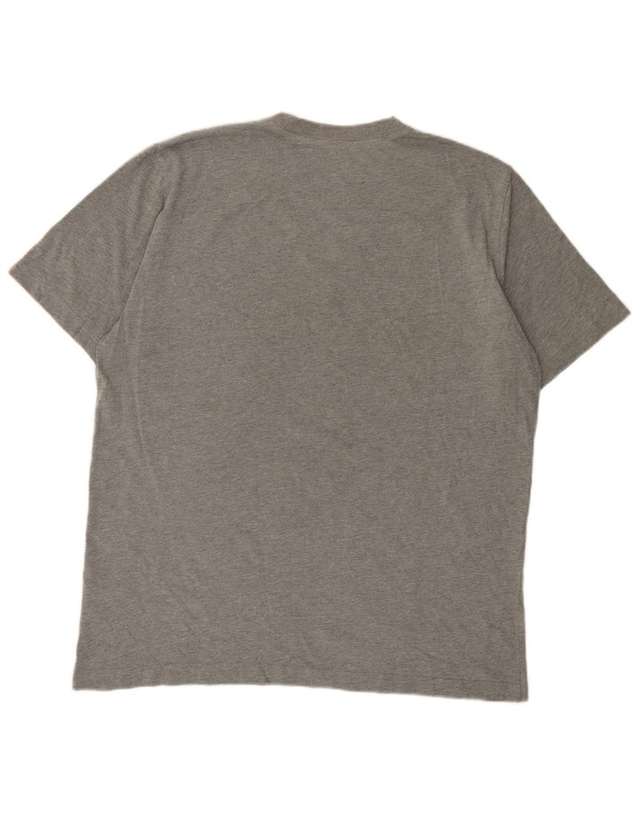 Męska koszulka z grafiką Nike, XL, szara, nakrapiana bawełna