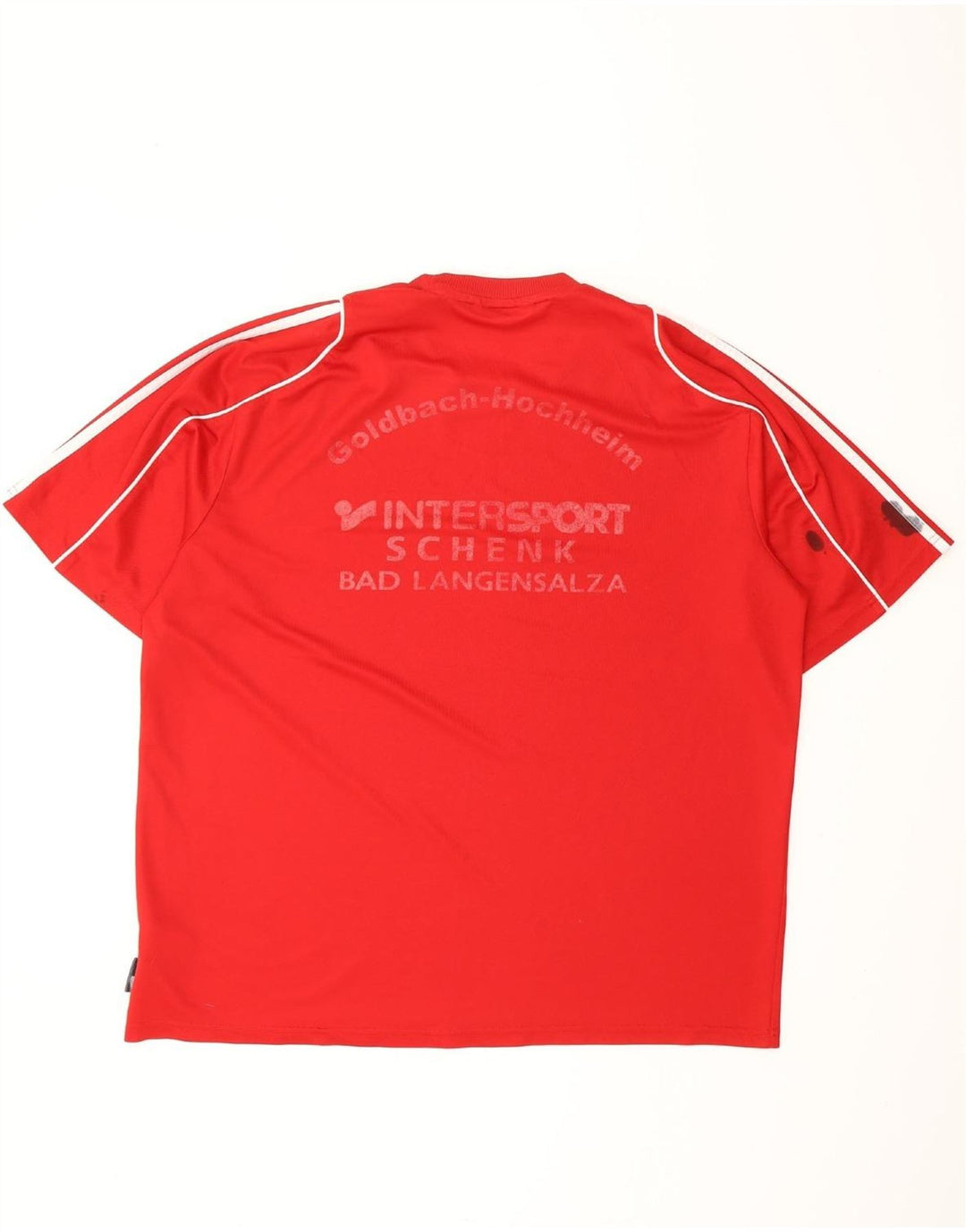 Męski T-shirt ADIDAS Climalite Graphic Top XL Czerwony Poliester