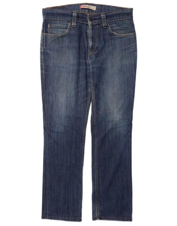 Damskie jeansy Levi's 511 Slim W34 L30 Niebieskie