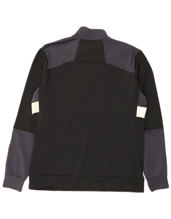 Męski sweter z zamkiem błyskawicznym Lyle & Scott, duży, czarny, z blokami kolorów