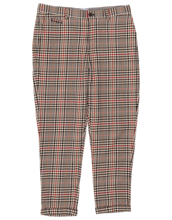 Męskie krótkie spodnie Zara EU 40 Medium W31 L25 Beżowy poliester w kratę