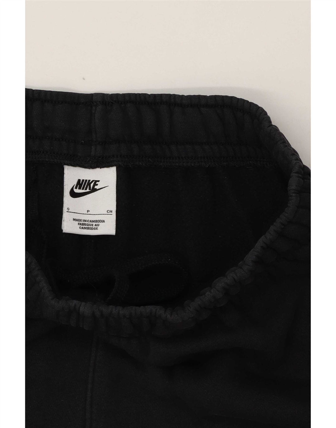 Męskie spodnie dresowe Nike, małe, czarne, bawełniane