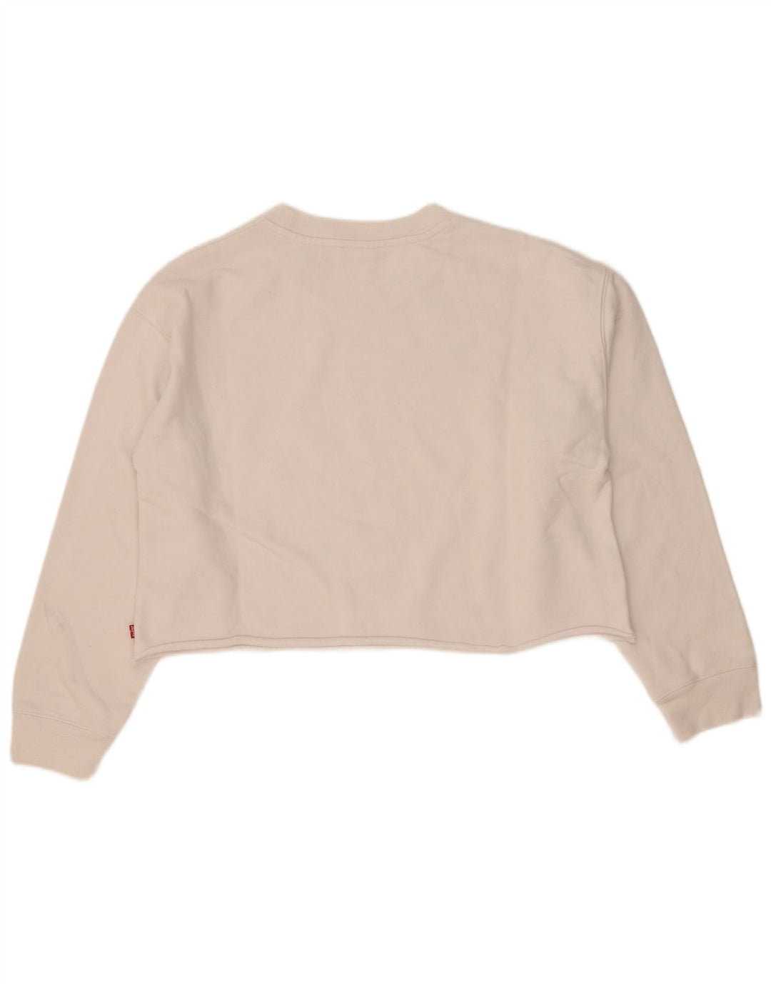 Damska bluza Levi's Oversize Crop Graphic Jumper UK 10 Small White