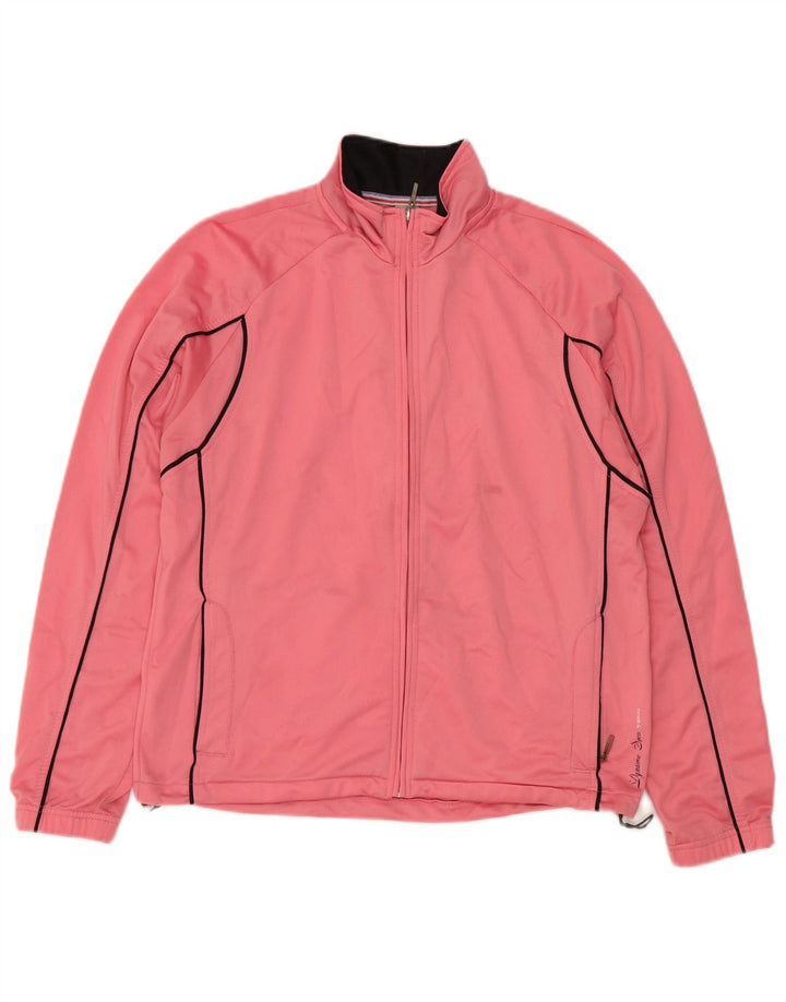 Damska kurtka dresowa Brugi UK 16, duża, różowa, poliester