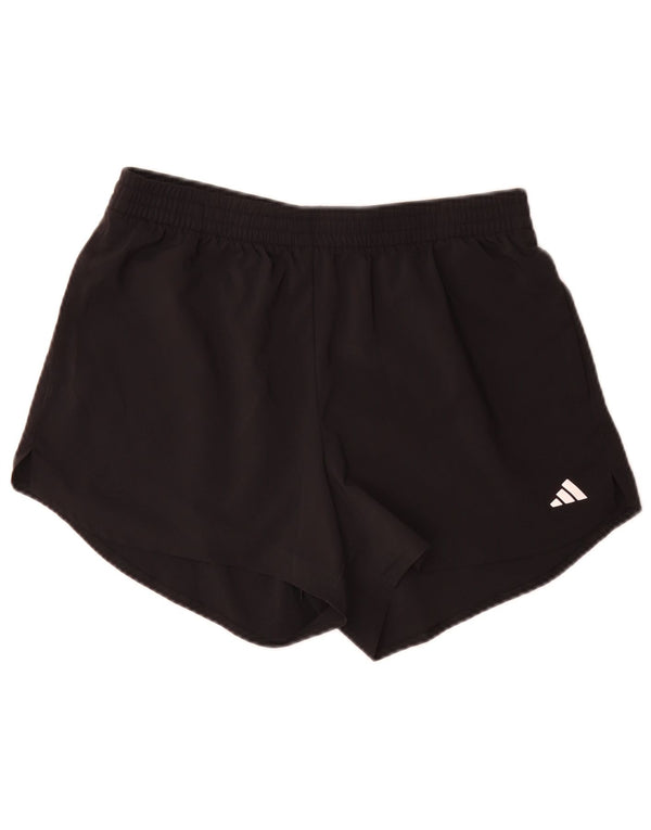 Damskie spodenki sportowe Adidas Loose Fit UK 12/14 Średni czarny poliester sportowy