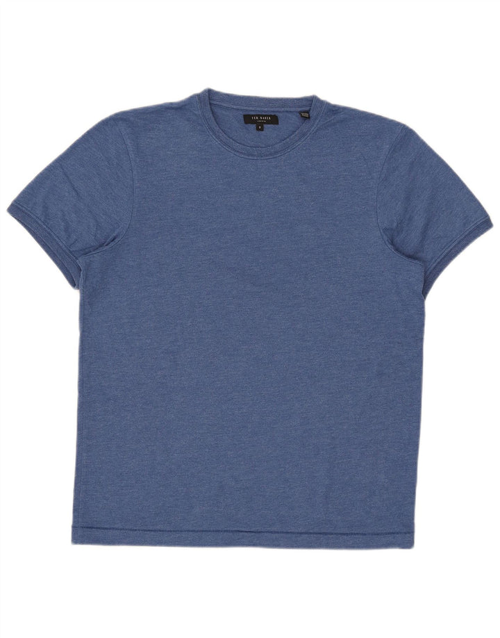 T-shirt męski Ted Baker, rozmiar 3, średni niebieski, bawełniany
