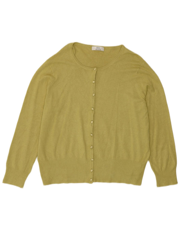 Marks & Spencer Damski sweter kardigan UK 20 2XL Zielona wiskoza