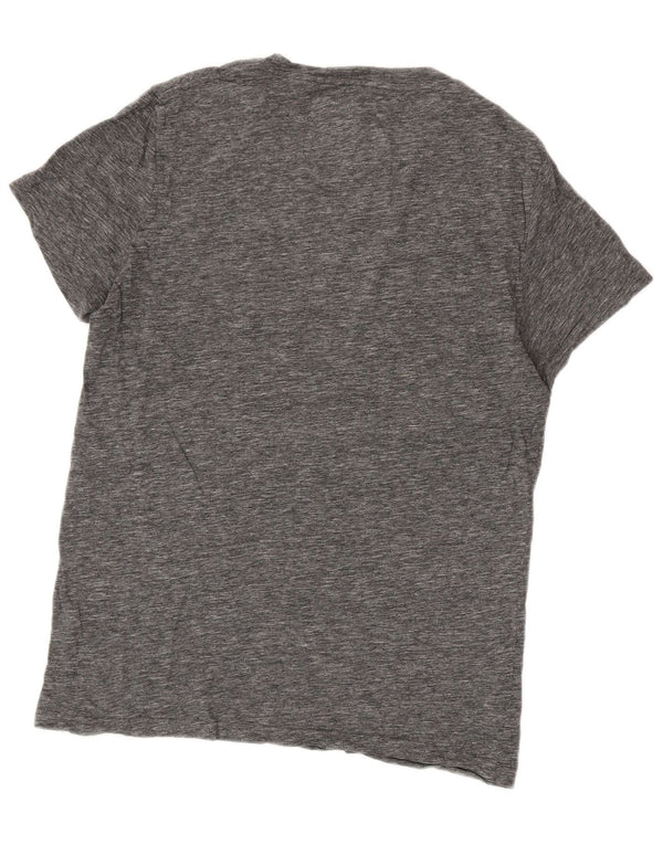 T-shirt męski Jack Wills, średnioszary, bawełniany w cętki