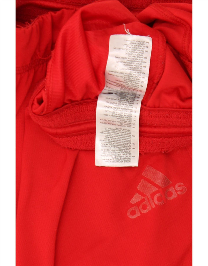 Męskie spodenki sportowe Adidas Aeroready, duże, czerwone, poliestrowe