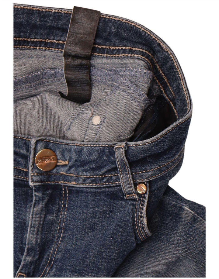Marks & Spencer Damskie jeansy slim W32 L30 Niebieskie bawełniane