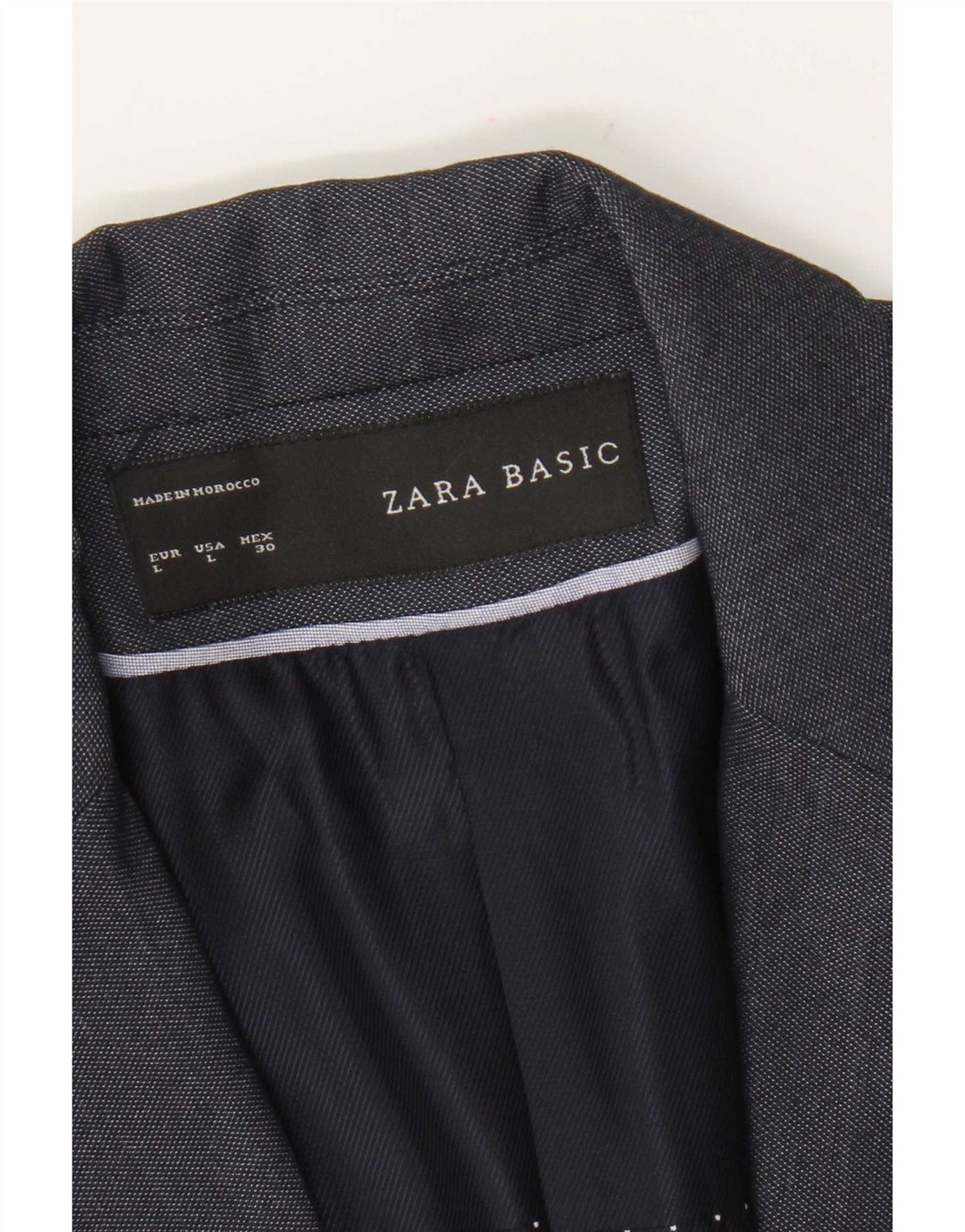 Zara damska marynarka zapinana na 1 guzik UK 14, duża, granatowa