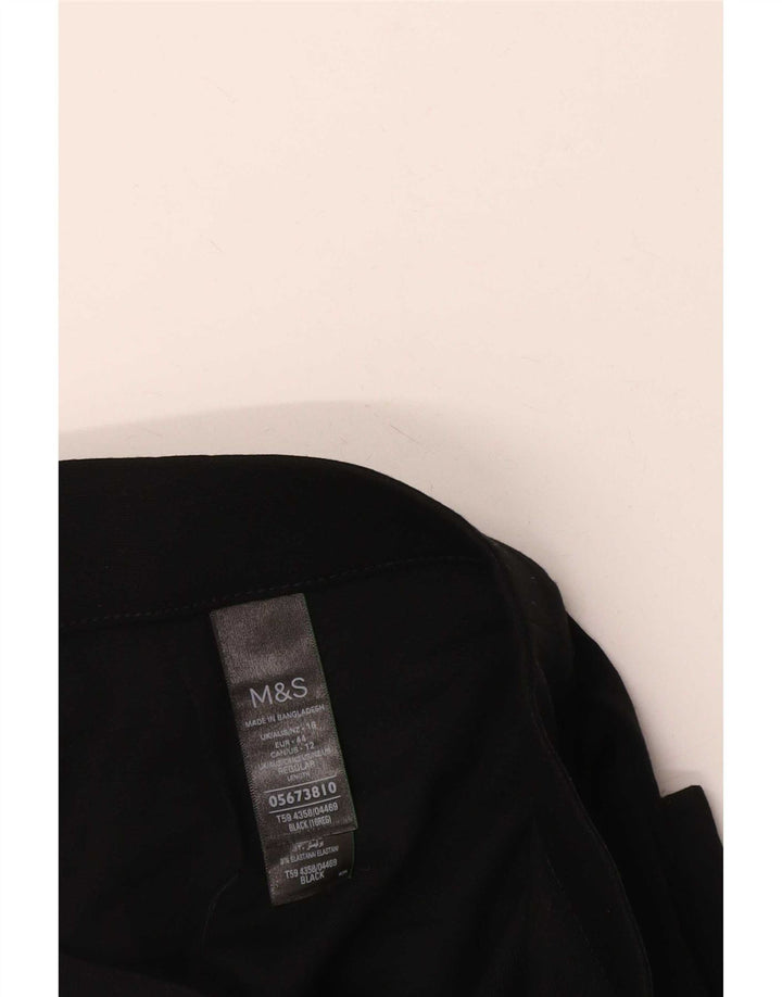 Legginsy damskie Marks & Spencer UK 16, duże, czarne, wiskozowe