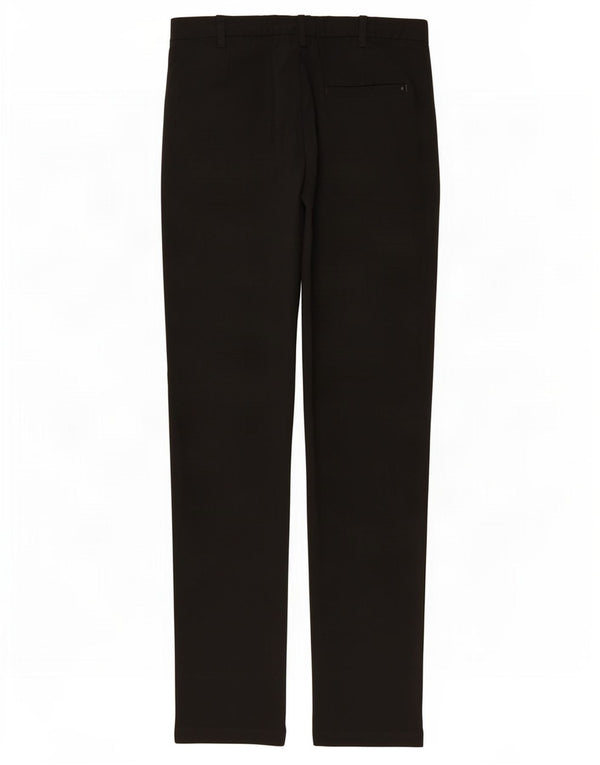 Marks & Spencer Damskie zwężane spodnie Chino UK 14 Large W32 L29 Czarne
