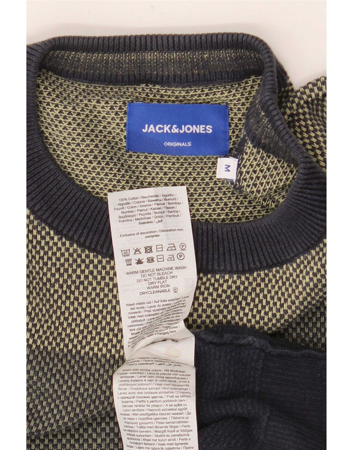 Męski sweter Jack & Jones z okrągłym dekoltem, średni, wielokolorowy blok kolorów