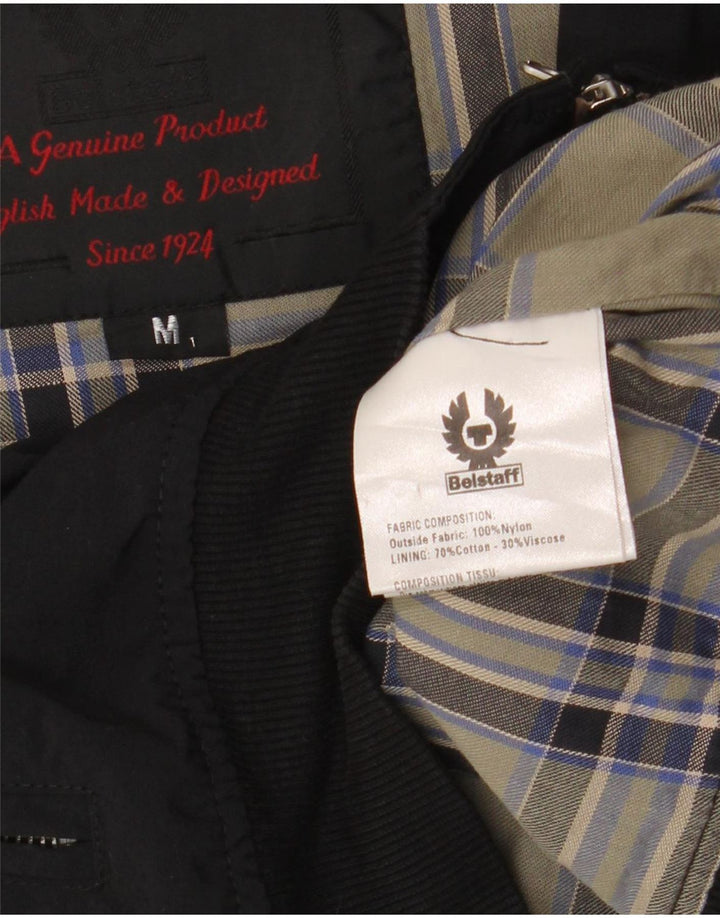 Damska kurtka bomberka Belstaff UK 14, średni czarny nylon