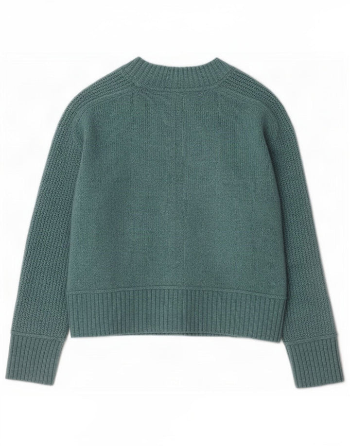 Damski sweter oversize White Stuff Crop Cardigan UK 10 Small Blue