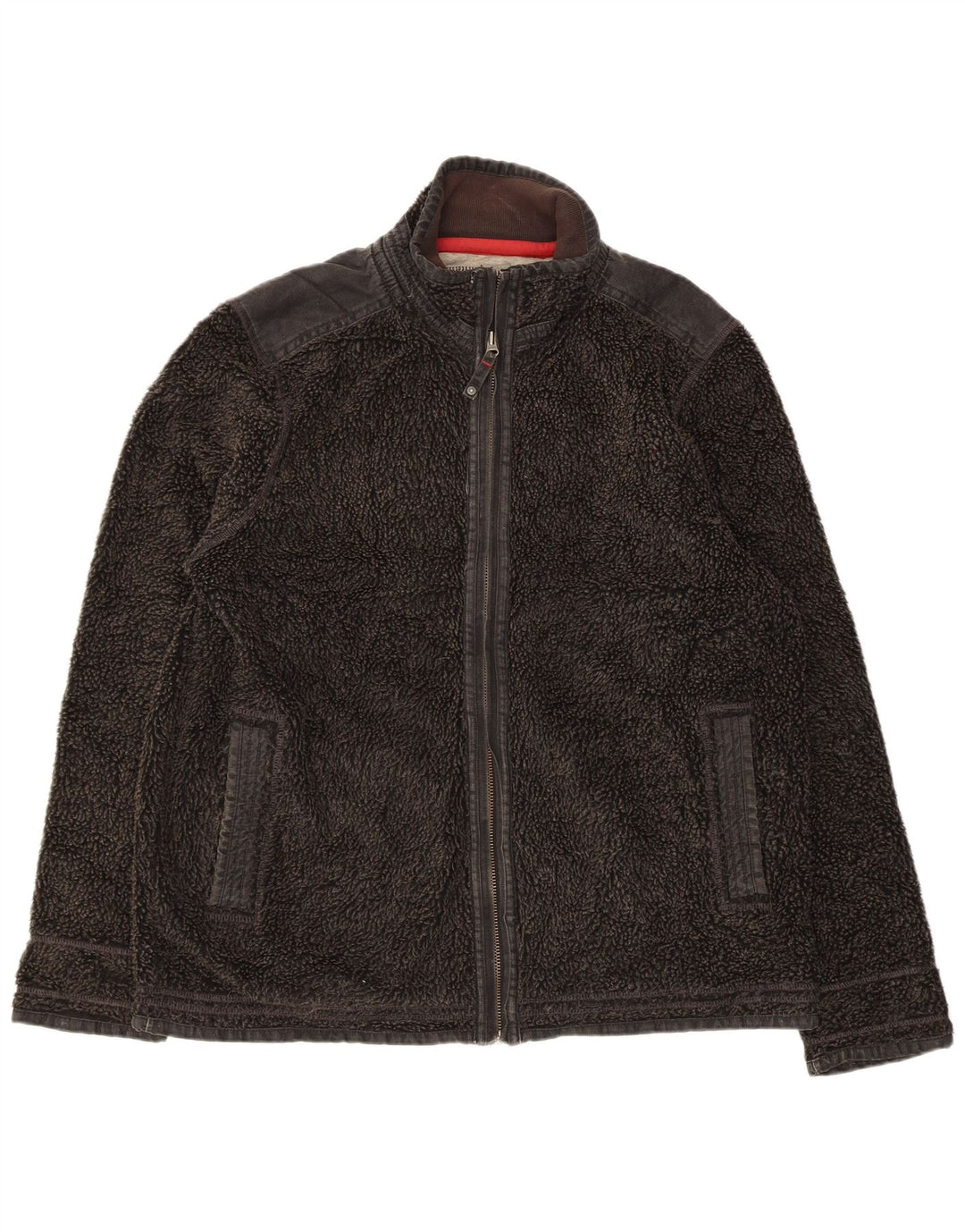 Męska kurtka polarowa Fat Face UK 42 XL, czarna, poliester