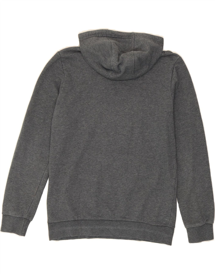 ADIDAS Boys Graphic Sweatshirt Jumper 13-14 Years Grey Cotton Vintage Adidas and Second-Hand Adidas from Messina Hembry 