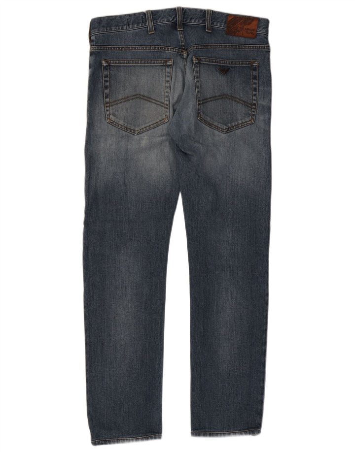 Damskie jeansy Armani Slim W32 L29 Niebieskie
