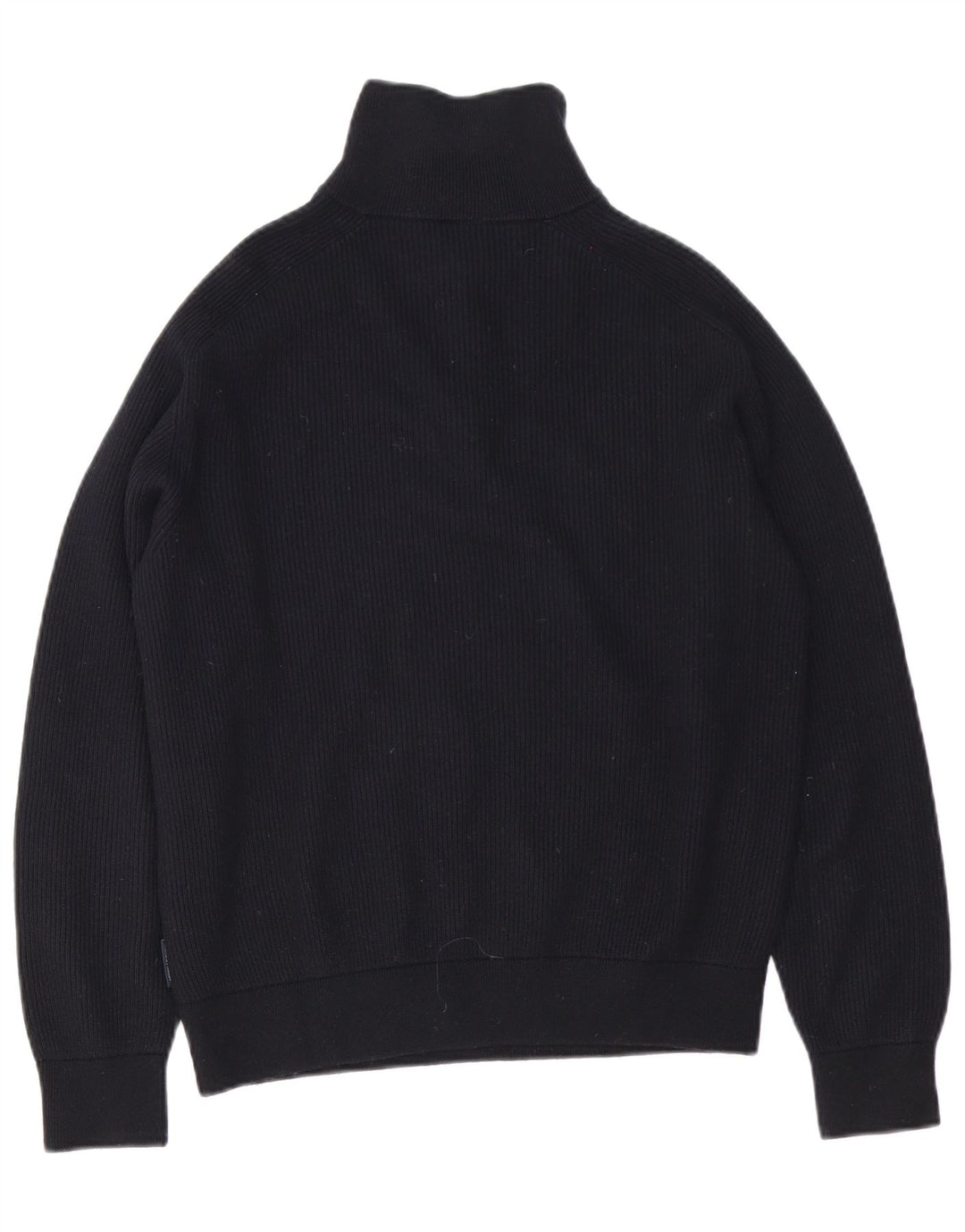 Męski sweter z zamkiem błyskawicznym Armani Exchange, duży, czarny, bawełniany