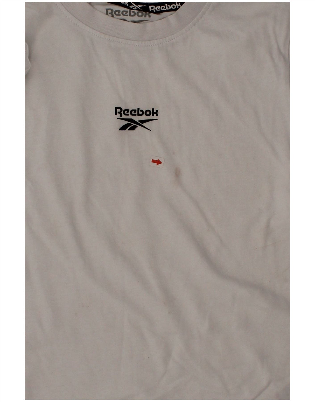 Chłopięcy T-shirt Reebok z grafiką, 6-7 lat, biała bawełna