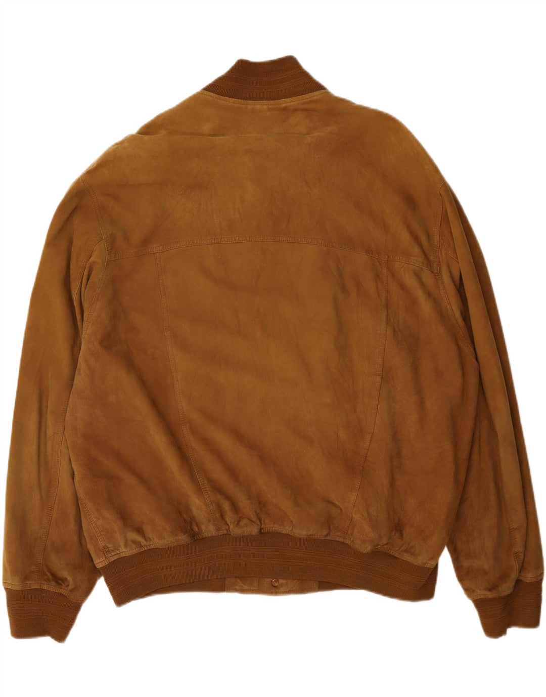 Vintage męska zamszowa kurtka bomber UK 42 XL beżowa