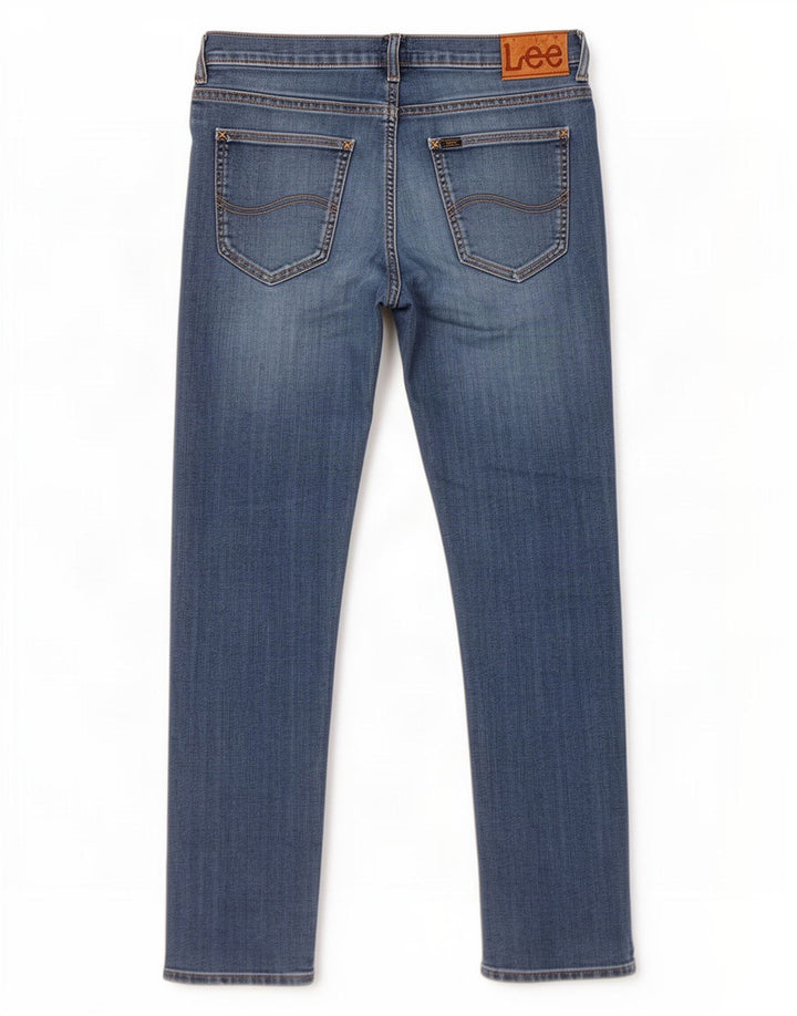 Męskie jeansy Lee Daren Zip Fly W32 L30, niebieska bawełna