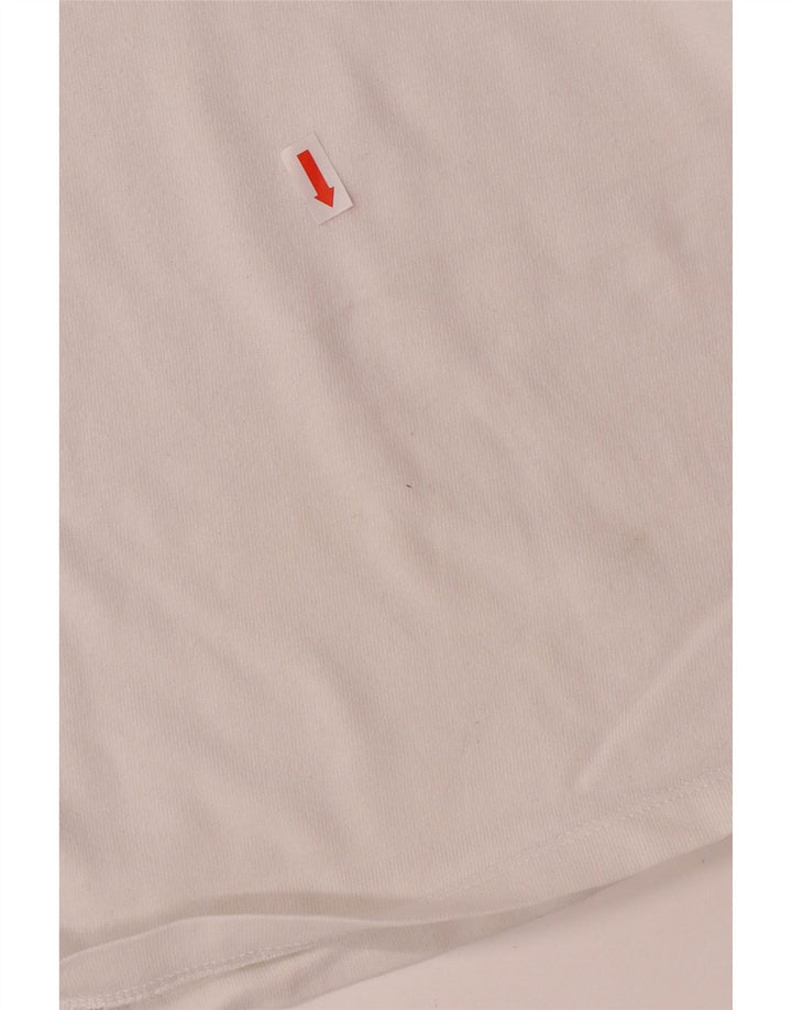 Męska koszulka LEVI'S o standardowym kroju, XL, biała, bawełniana