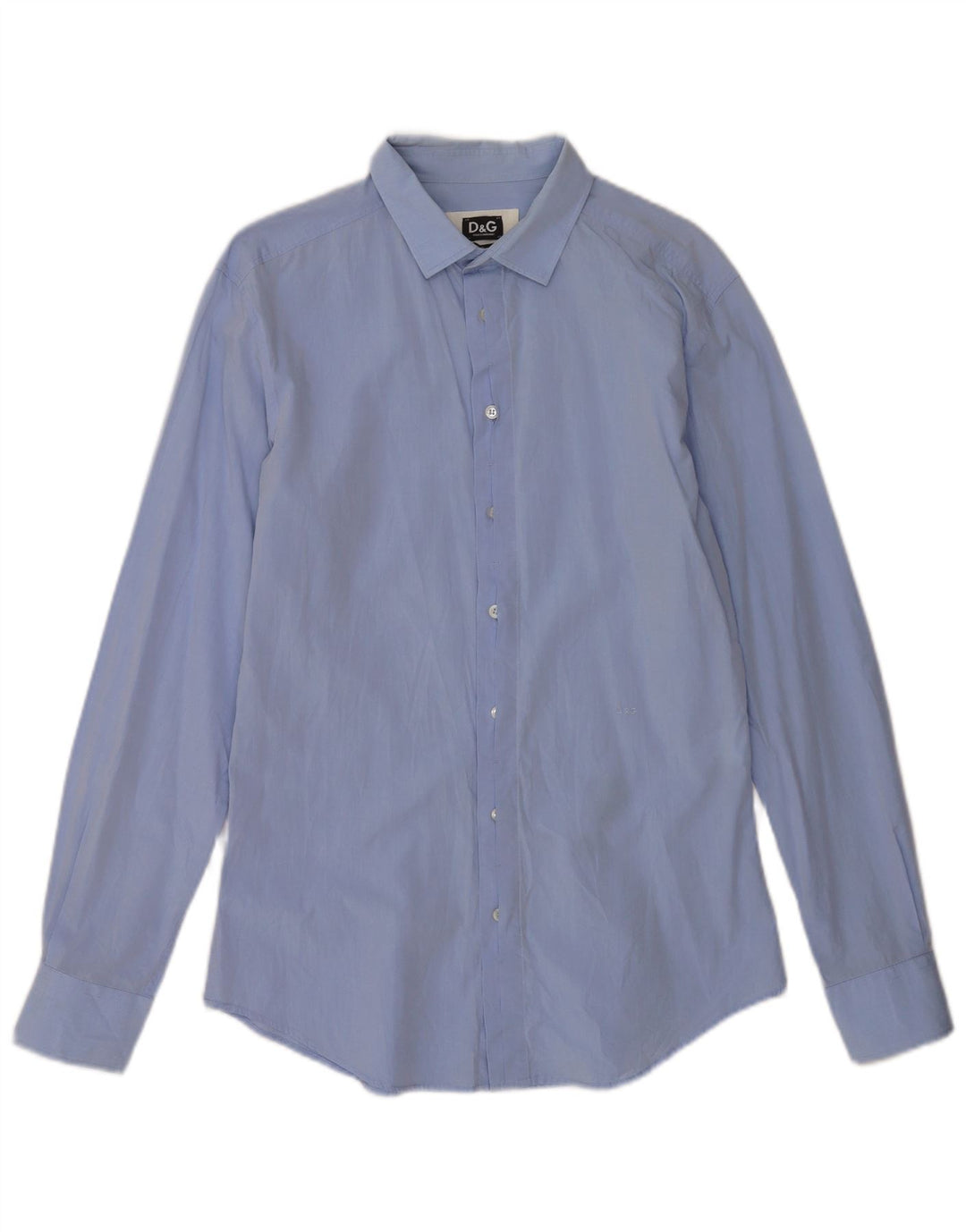 Koszula męska Dolce & Gabbana Slim Fit IT 50, średnia niebieska, bawełniana