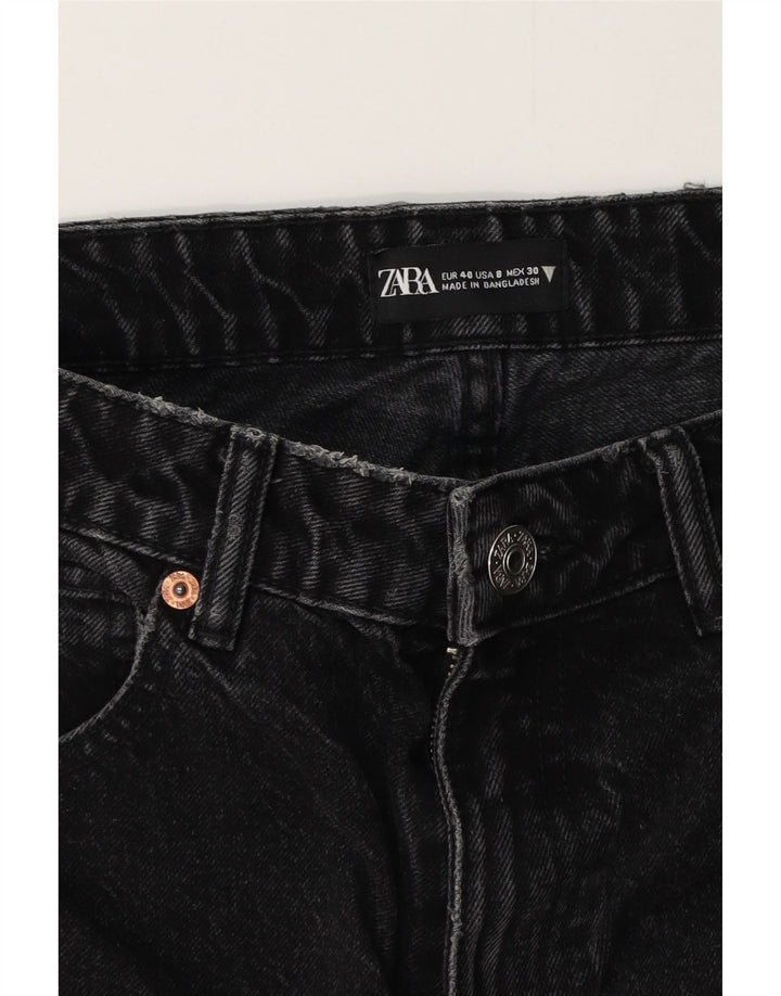 Damskie jeansy zwężane Zara EU 40 Medium W30 L27 Czarne