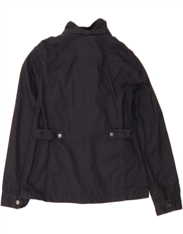 WHITE STUFF Womens Utility Jacket US 8 Medium Navy Blue Cotton Vintage White Stuff and Second-Hand White Stuff from Messina Hembry 