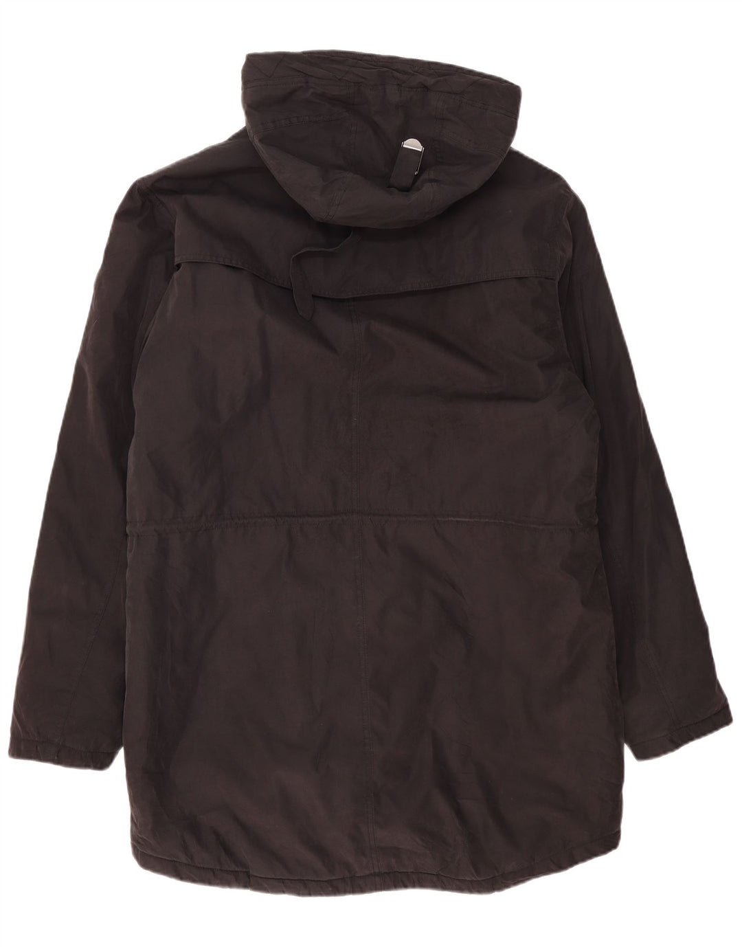 Męska kurtka parka z kapturem Bruno Banani UK 42 XL, czarny poliamid