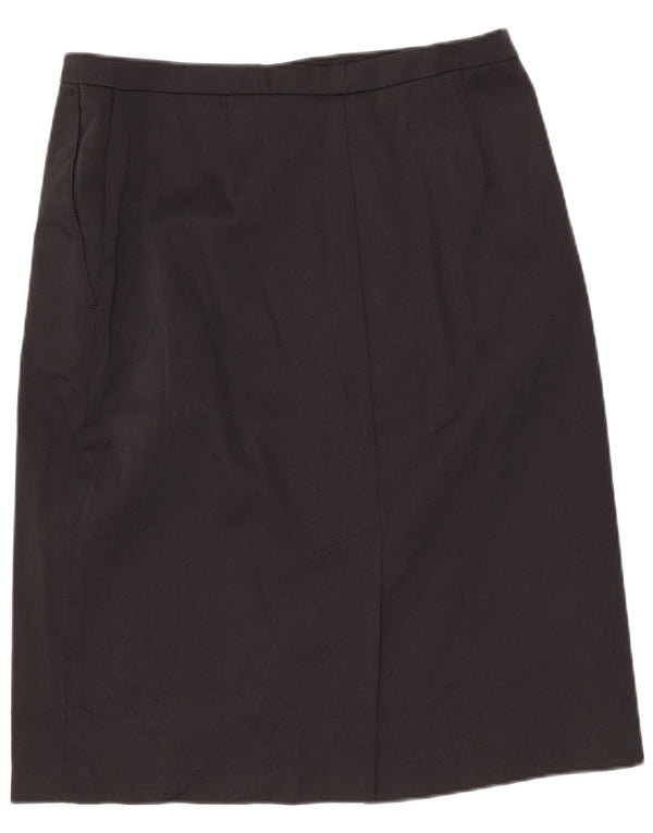 Damska spódnica ołówkowa Stefanel IT 42 Medium W28 Czarny poliamid