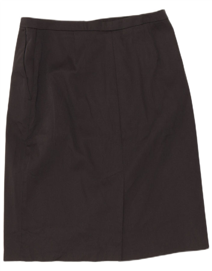 Damska spódnica ołówkowa Stefanel IT 42 Medium W28 Czarny poliamid