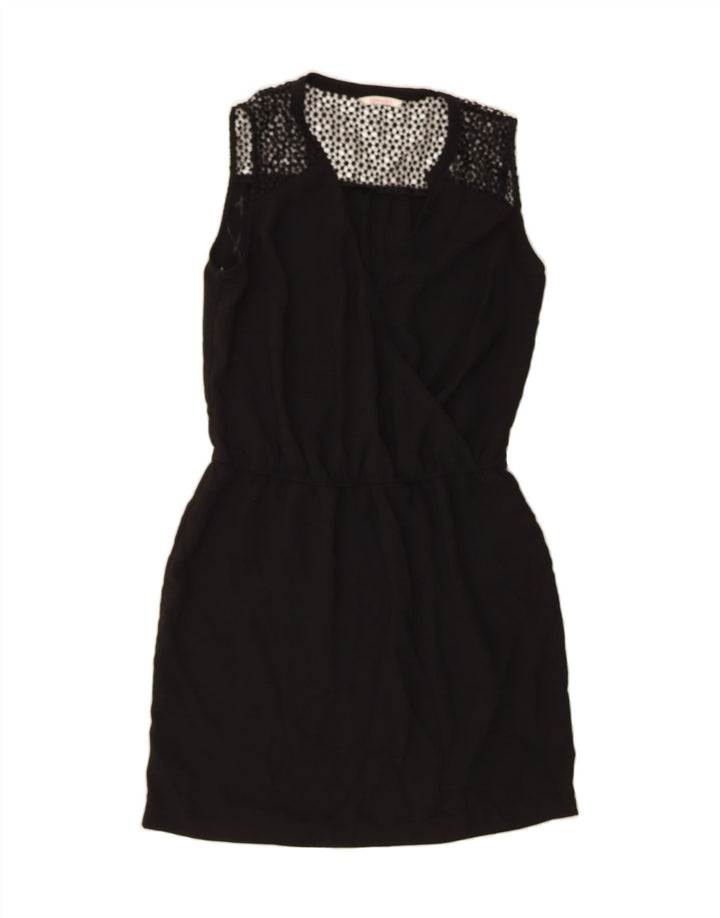 CAMAIEU Womens Sleeveless Sheath Dress UK 14 Large Black Vintage Camaieu and Second-Hand Camaieu from Messina Hembry 