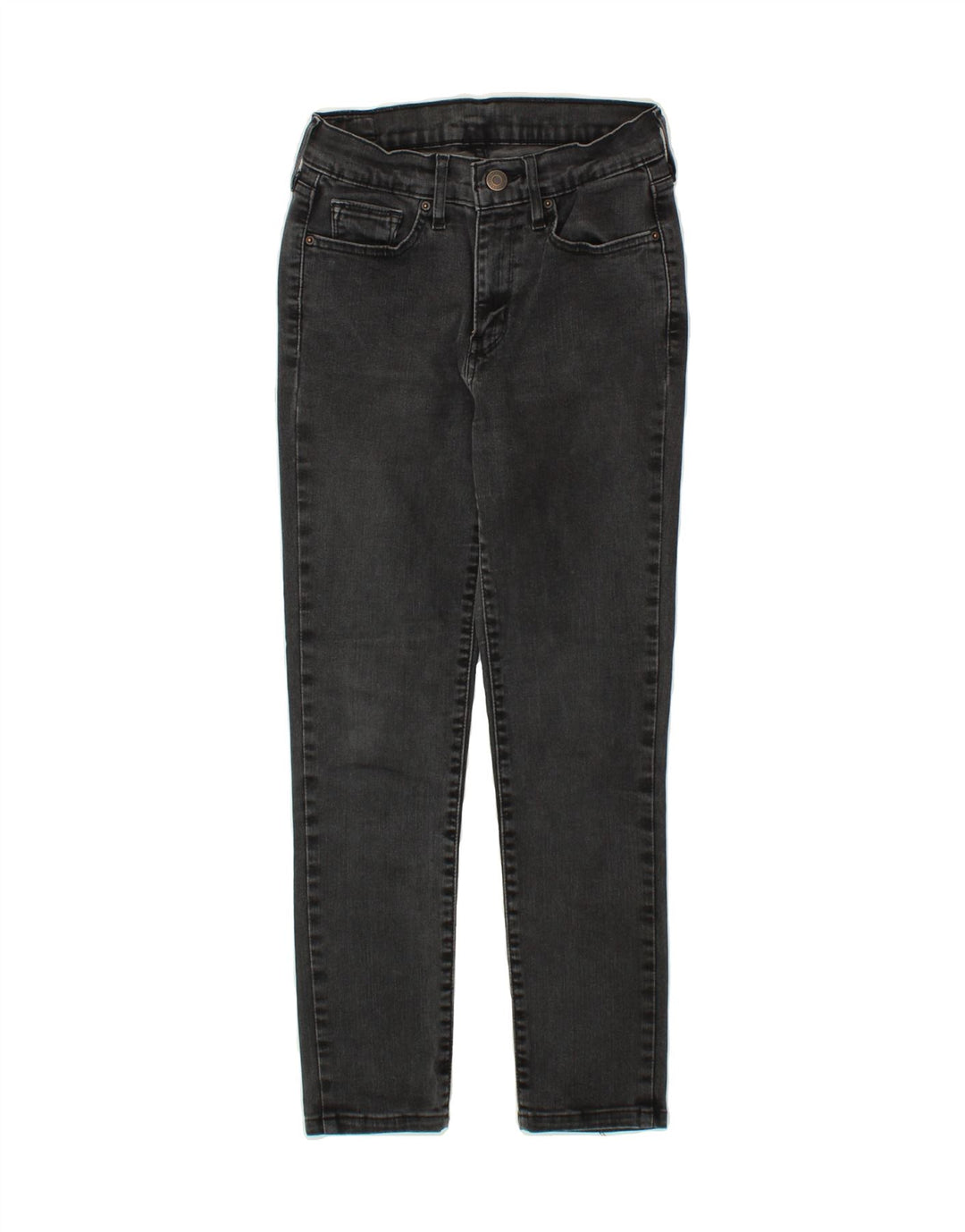 LEVI'S Womens Capri Skinny Jeans W25 L23 Grey Cotton Vintage Levi's and Second-Hand Levi's from Messina Hembry 