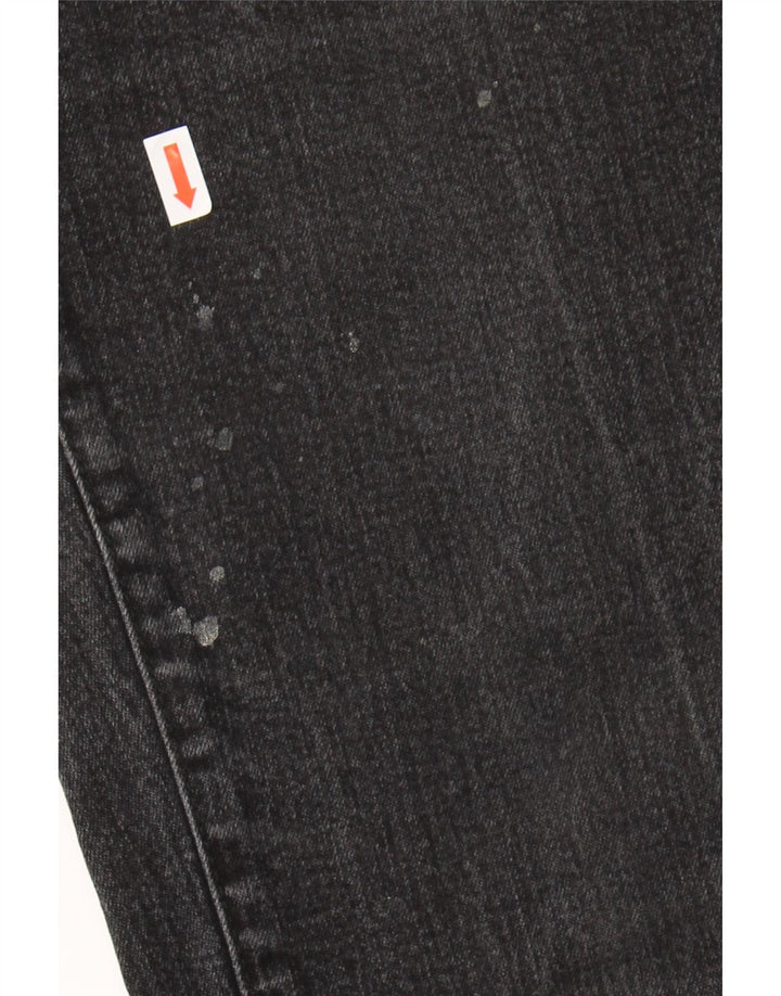 Damskie proste dżinsy TRUSSARDI W28 L32 Szara bawełna