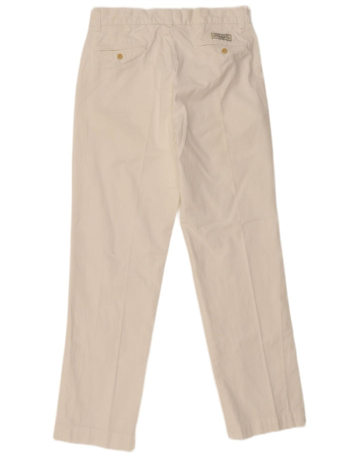 POLO RALPH LAUREN Męskie spodnie Smith Pant Straight Chino W32 L32 Białe