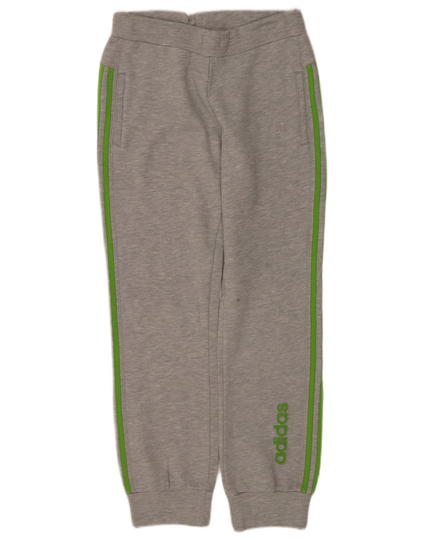 Damskie spodnie dresowe Adidas Graphic Joggers UK 10 Small Grey Cotton