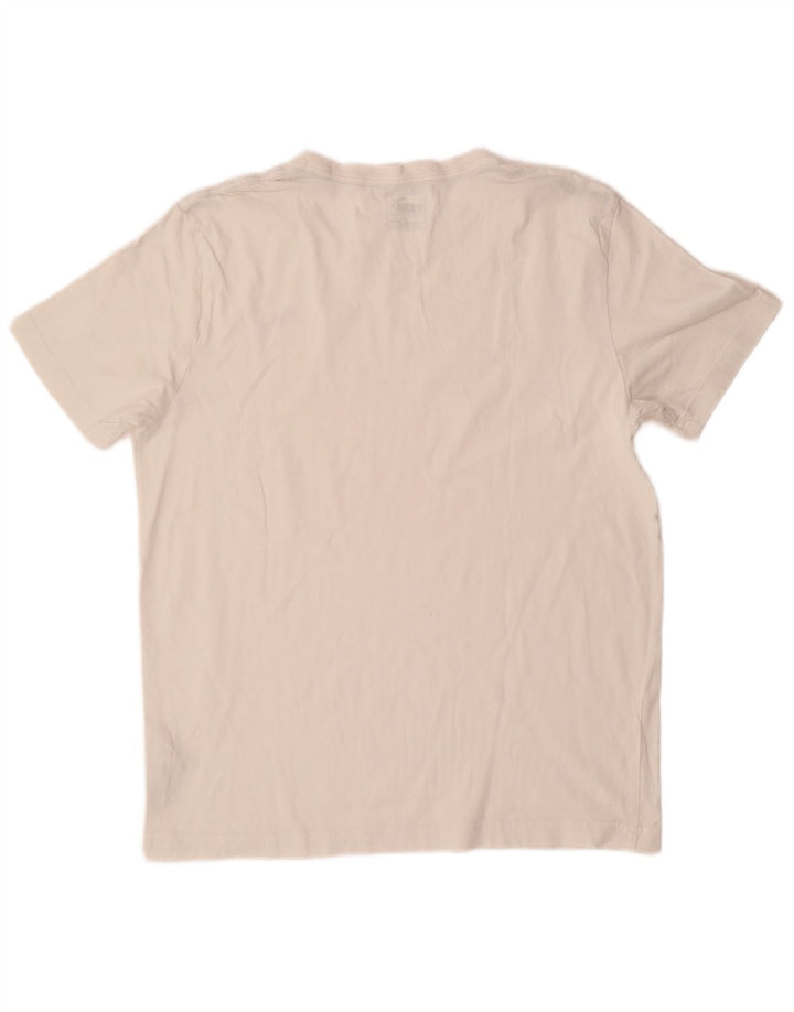 Męski T-shirt PUMA Top Średniej Białej Bawełny