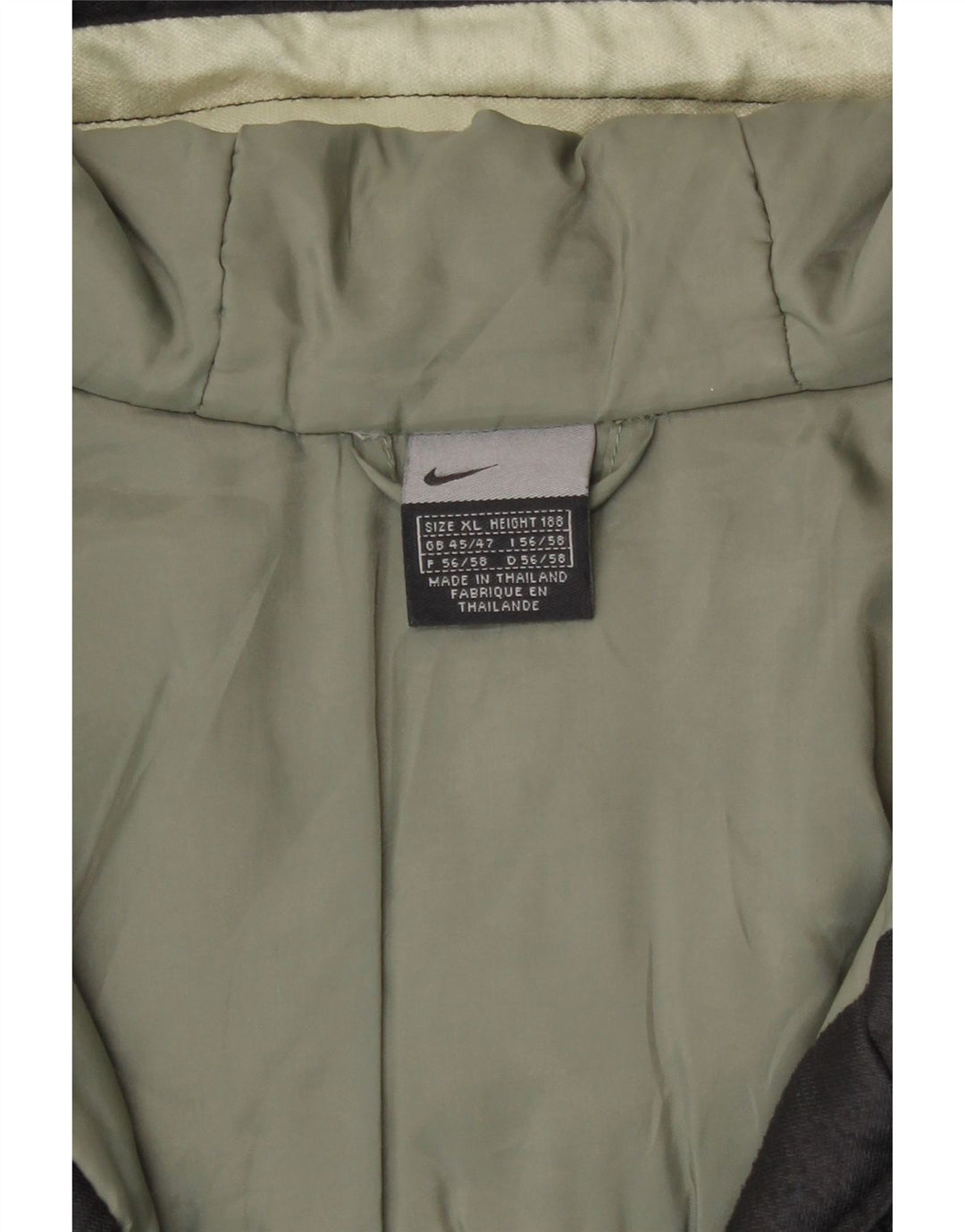 Męski wiatrówka z kapturem Nike UK 45/47 XL Czarny poliester