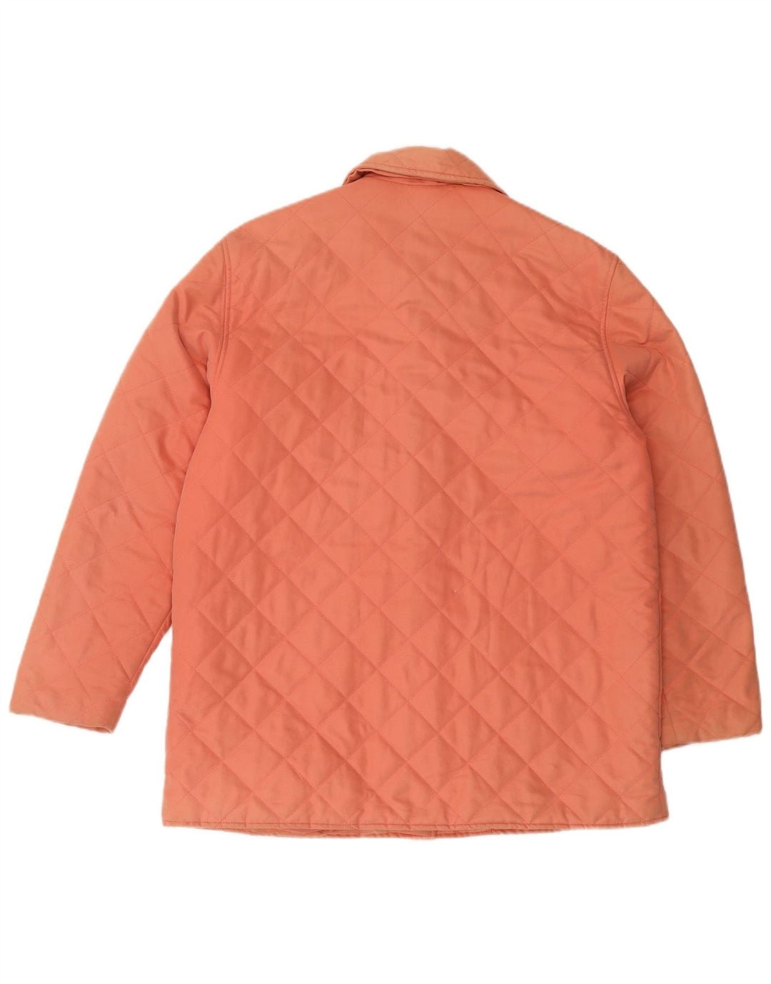 Damska pikowana kurtka ORVIS UK 16, duża, różowa, poliester