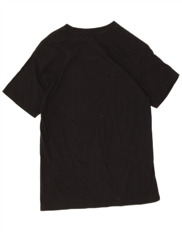 Męski T-shirt Vans o klasycznym kroju z grafiką, mały, czarny, bawełniany