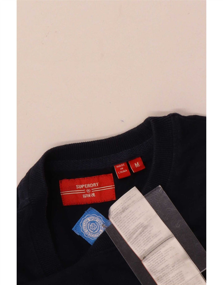 T-shirt męski Superdry, średni, granatowy, bawełniany