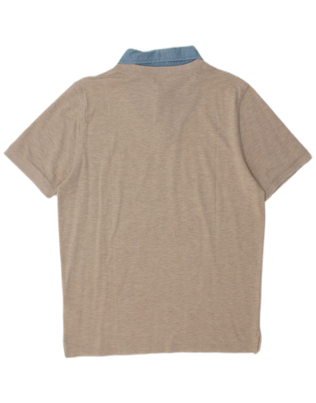 Męska koszulka polo do rugby Alpha Massimo Rebecchi IT 52 w dużych beżowych blokach kolorów