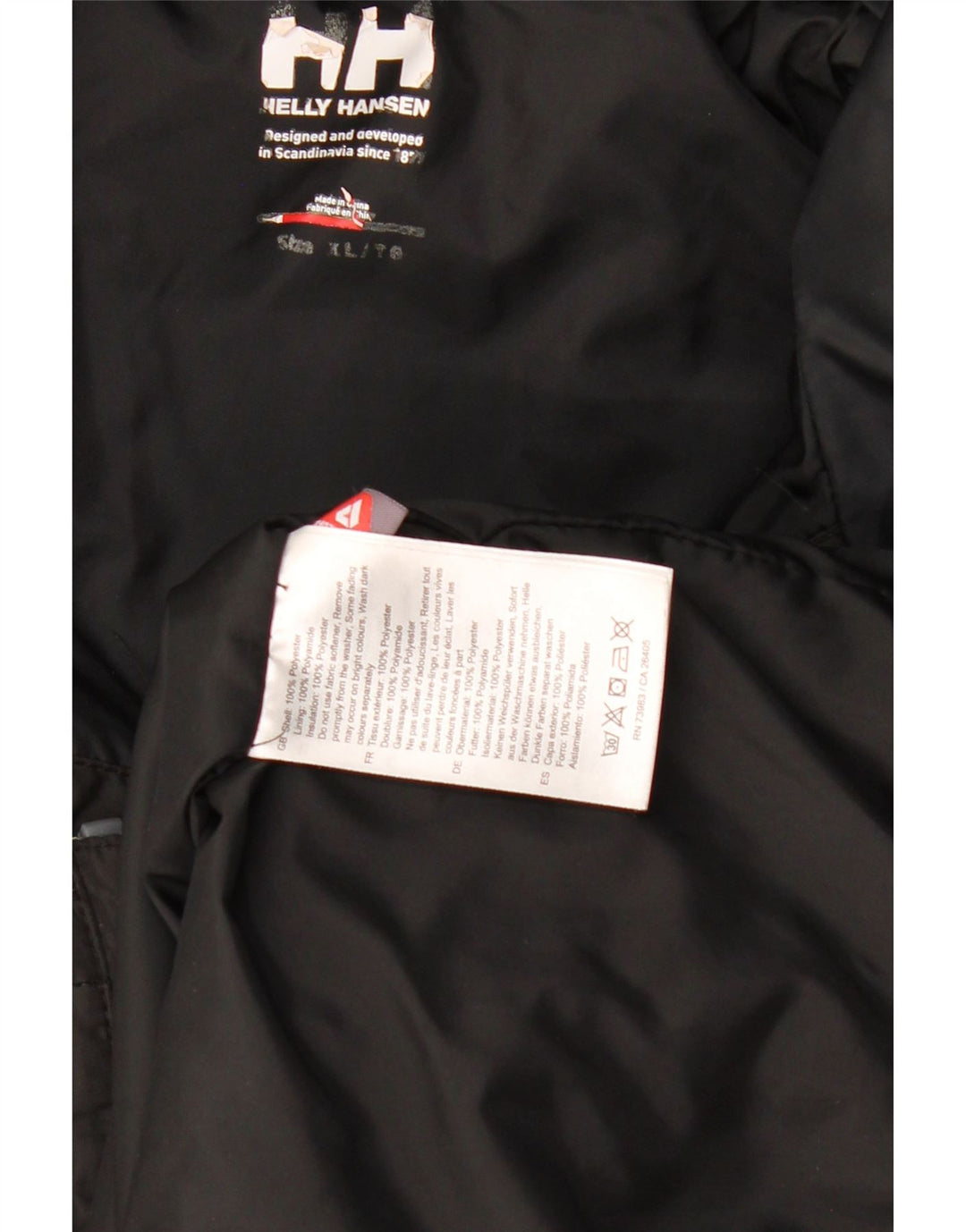 HELLY HANSEN Męska kurtka bomber UK 42 XL, czarny poliester